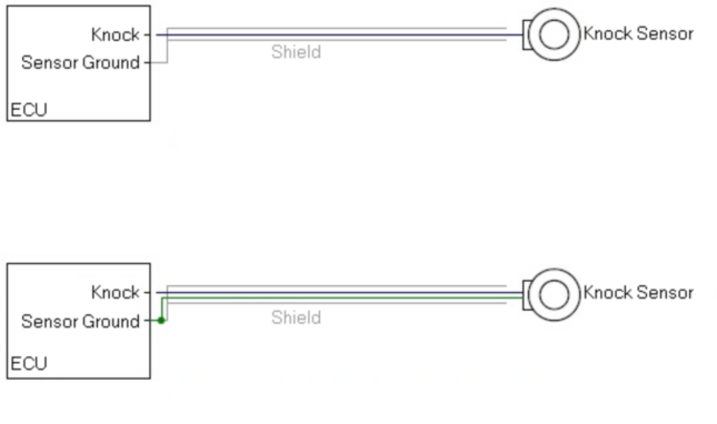 Knock sensor Wiring