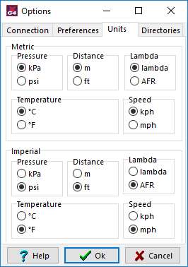 Unit Options