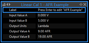 Linear Cal with Imperial units