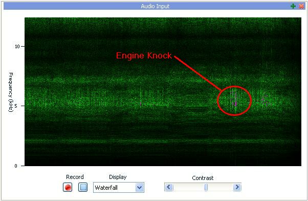 Knock Wideband w knock waterfall