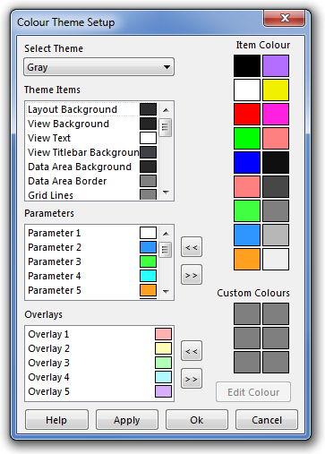 Example Colour Theme Setup