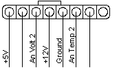 EVO III AFM Pinout (looking into wire side of connector).