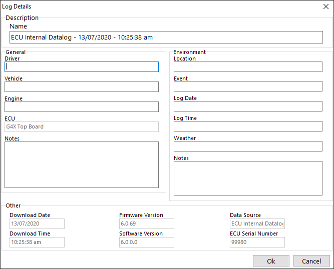 Log File Details