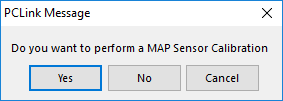 MAP Calibration Window